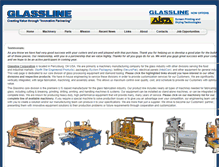 Tablet Screenshot of glassline.com