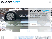 Tablet Screenshot of glassline.de